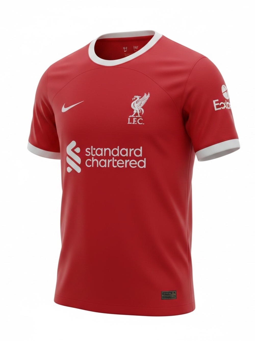 Liverpool Red Home Jersey with White Trim 2023-24 season